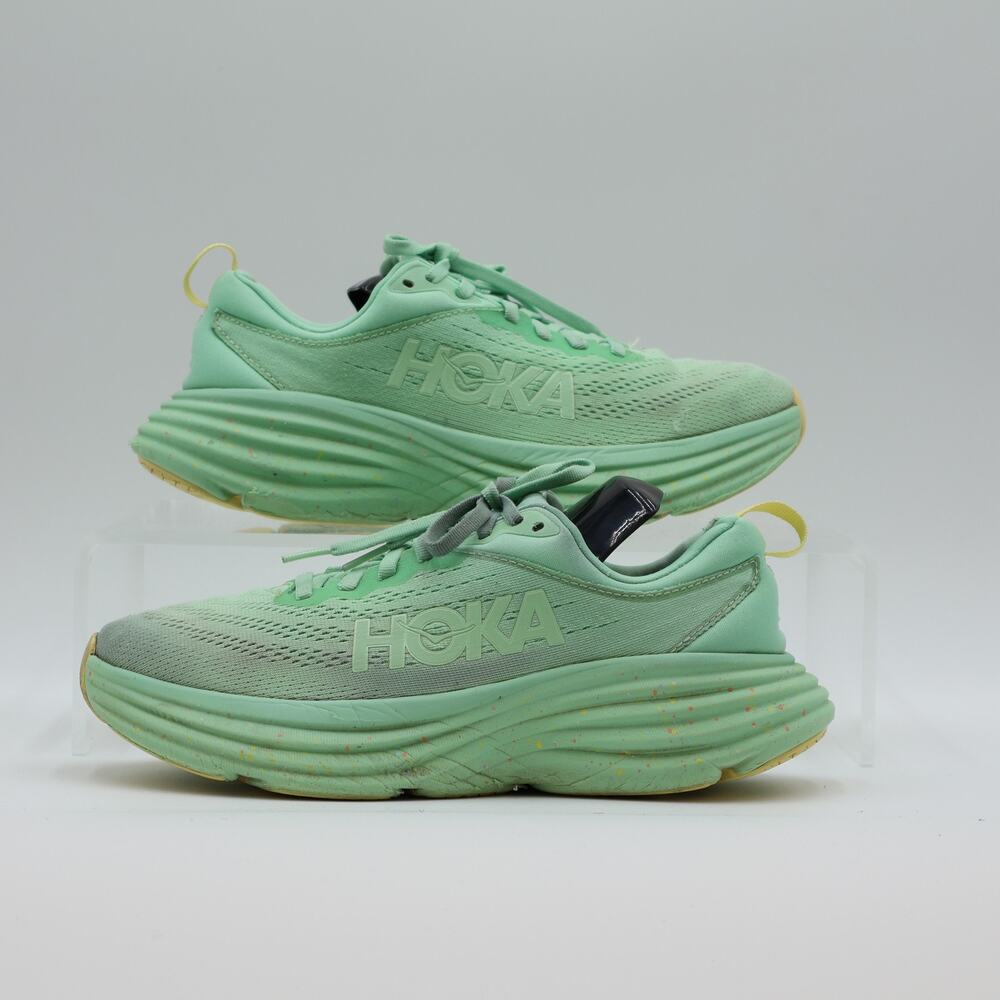 Hoka Bondi 8 Running Men's Sneakers Size 7.5 (Women 9) Green